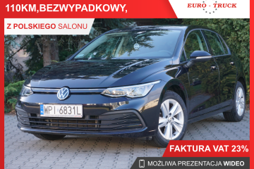VW Golf, VIII, 110KM, 2021r, Salon Polska, Android, CarPlay, BDB, FV23
